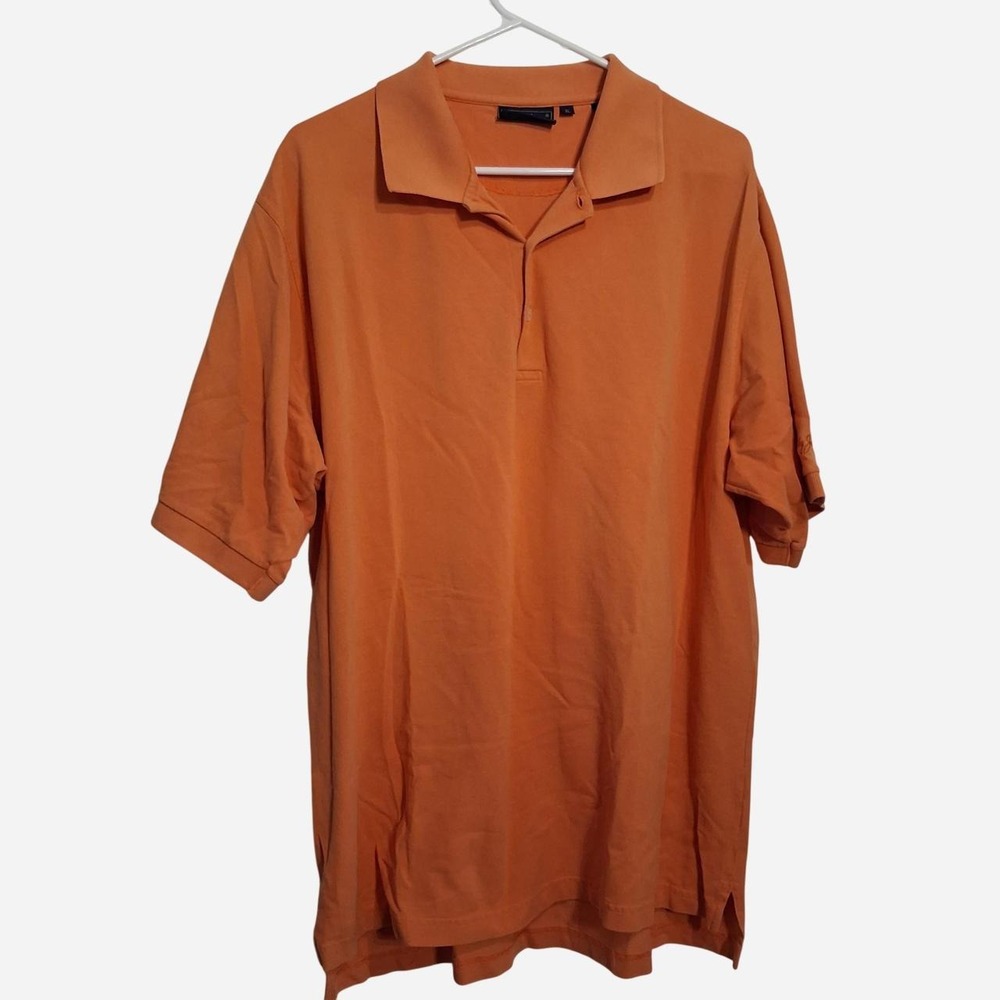 Size XL Bobby Jones Players orange polo shirt